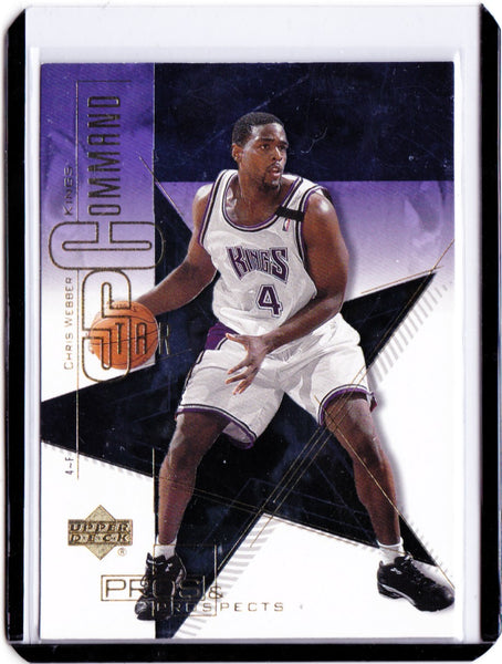 2000-01 Upper Deck Pros & Prospects - Star Command #SC5 Chris Webber