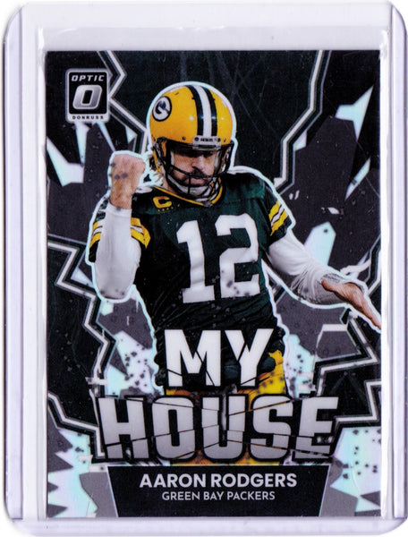 2022 Panini Donruss Optic - My House! - Holo Prizm #MH-5 Aaron Rodgers