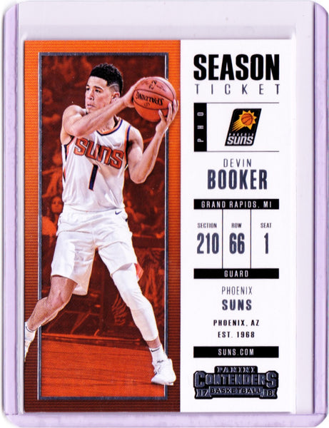 2017-18 Panini Contenders #96 Season Ticket - Devin Booker