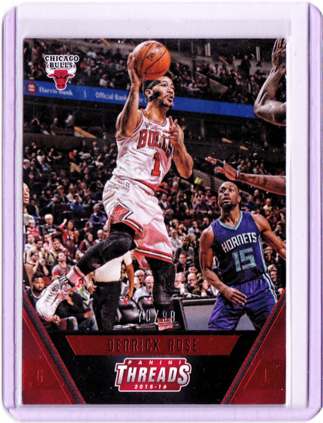 2015-16 Panini Threads - Century Proof Red #143 Derrick Rose /99