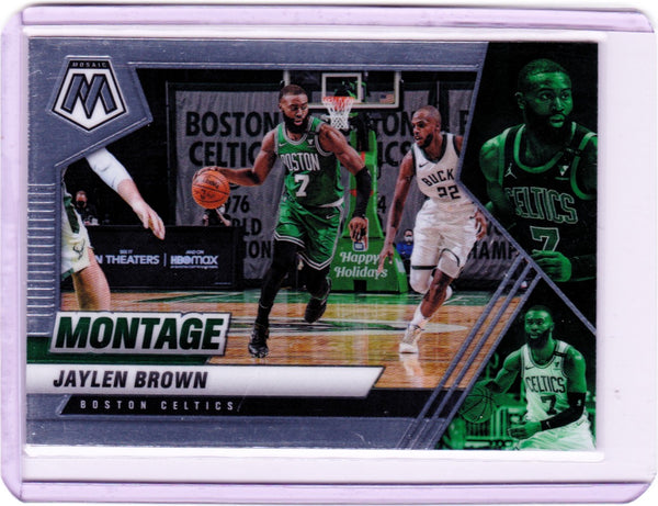 2020-21 Panini Mosaic - Montage #3 Jaylen Brown