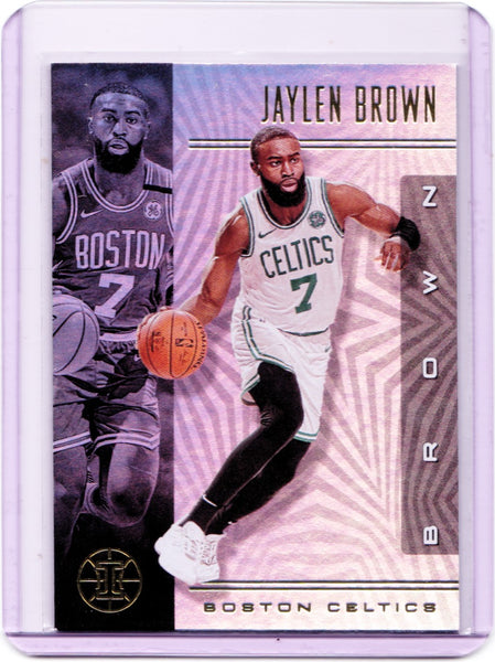 2019-20 Panini Illusions #141 Jaylen Brown