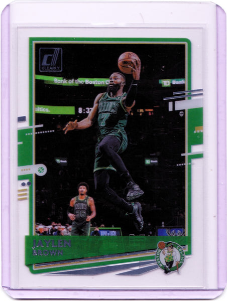 2020-21 Panini Clearly Donruss #14 Jaylen Brown