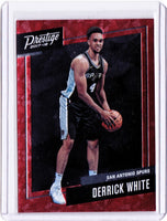 2017-18 Panini Prestige - Micro Etch Rookies - Red #28  Derrick White