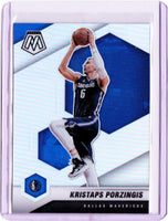 2020-21 Panini Mosaic - Silver Prizm #74 Kristaps Porzingis