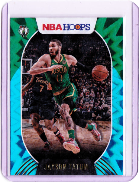 2020-21 Panini NBA Hoops - Teal Explosion #116 Jayson Tatum