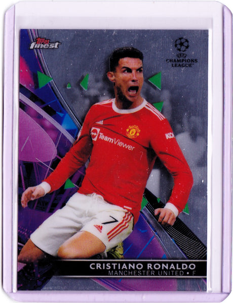 2021-22 Topps Finest UCL #100 Cristiano Ronaldo