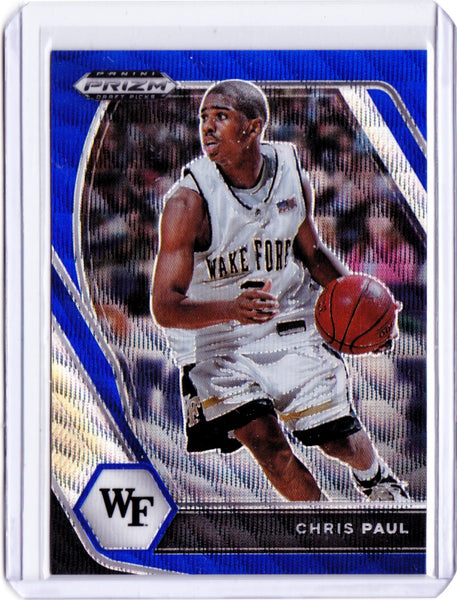 2021-22 Panini Prizm Draft Picks - Blue Wave Prizm #68 Chris Paul /249