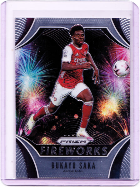 2020-21 Panini Prizm Premier League - Fireworks #3 Bukayo Saka