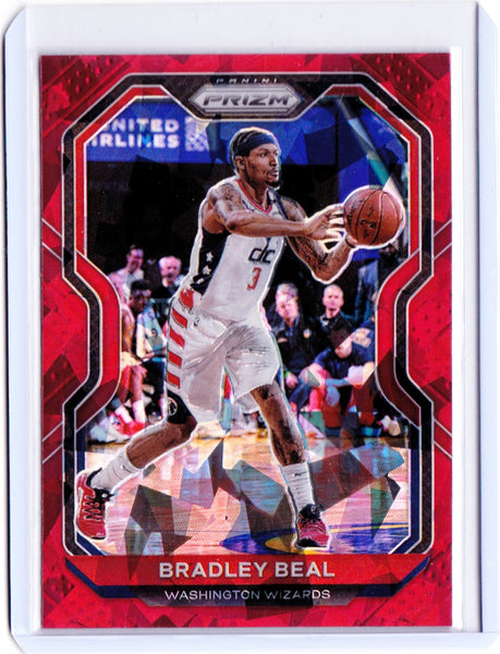 2020-21 Panini Prizm - Red Ice Prizm #230 Bradley Beal