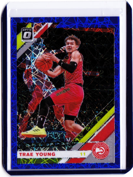 2019-20 Panini Donruss Optic - Blue Velocity Prizm #2 Trae Young