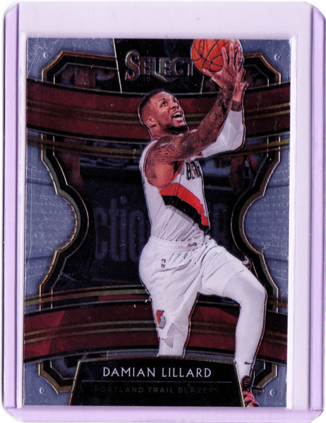 2019-20 Panini Select  #78 Concourse - Damian Lillard