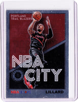 2019-20 Panini NBA Hoops Premium Stock - NBA City #6 Damian Lillard