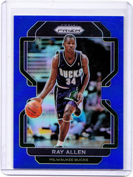 2021-22 Panini Prizm - Blue Prizm #251 Ray Allen /199