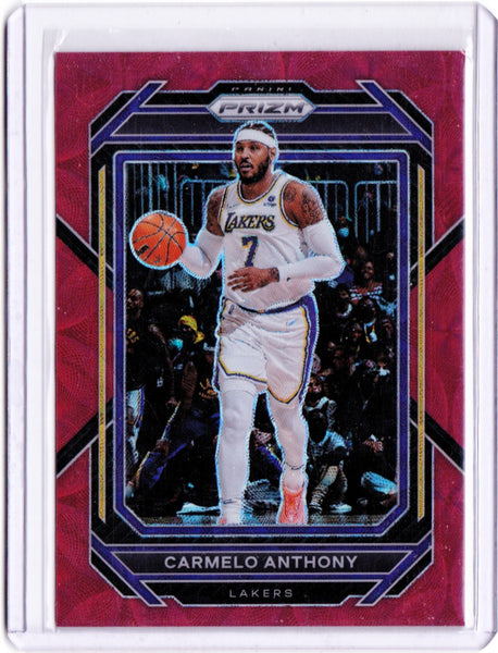 2022-23 Panini Prizm - Choice Red Prizm #144 Carmelo Anthony /88