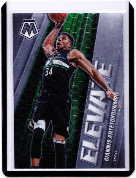 2020-21 Panini Mosaic - Elevate #2 Giannis Antetokounmpo