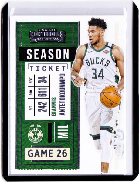 2020-21 Panini Contenders #99 Season Ticket - Giannis Antetokounmpo
