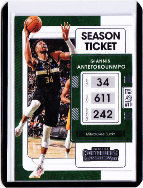 2021-22 Panini Contenders #73 Giannis Antetokounmpo