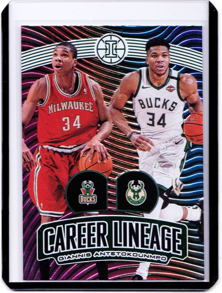2019-20 Panini Illusions - Career Lineage #11 Giannis Antetokounmpo