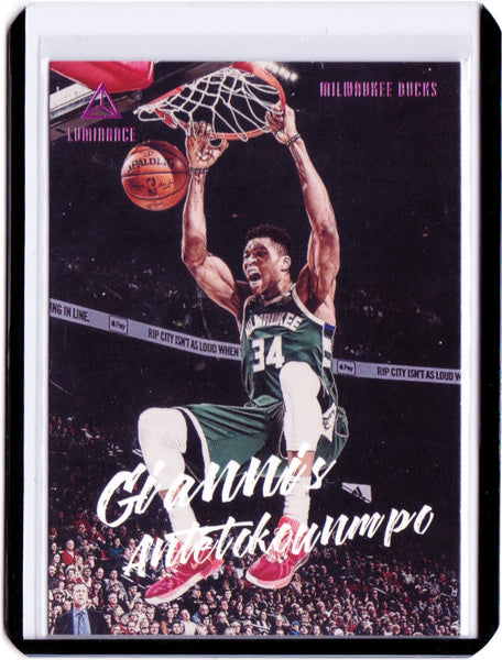 2019-20 Panini Chronicles - Pink #155 Luminance - Giannis Antetokounmpo