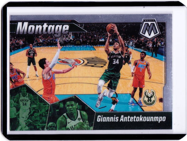 2019-20 Panini Mosaic - Montage #15 Giannis Antetokounmpo