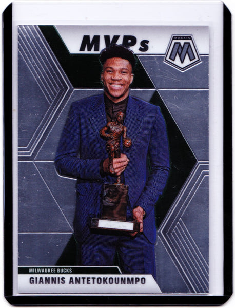 2019-20 Panini Mosaic #297 MVPs - Giannis Antetokounmpo