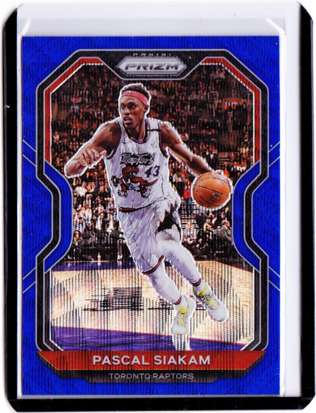 2020-21 Panini Prizm - Blue Wave Prizm #134 Pascal Siakam