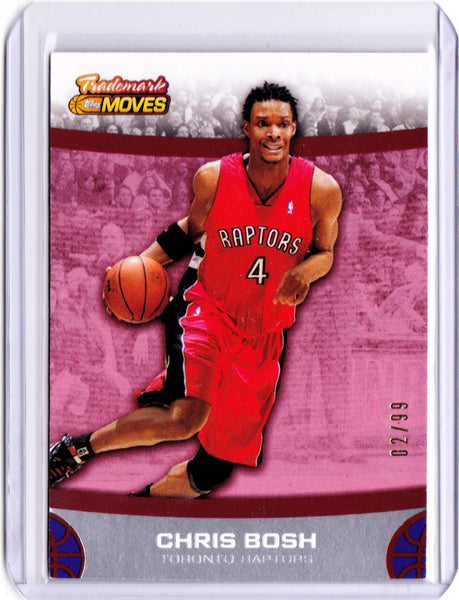 2007-08 Topps Trademark Moves - Red #38 Chris Bosh /99