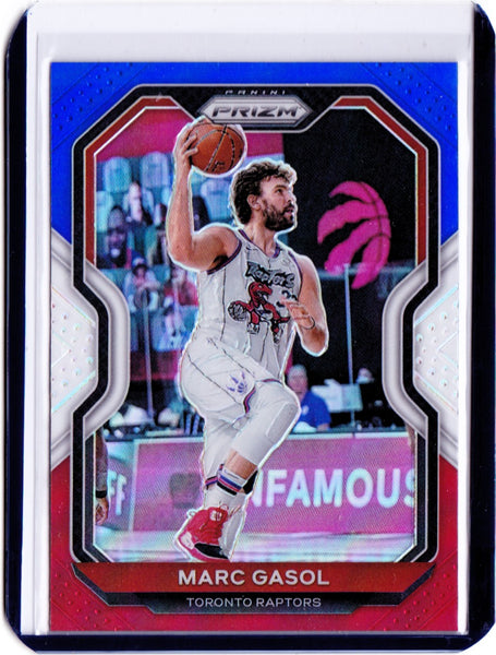 2020-21 Panini Prizm - Red White & Blue Prizm #206 Marc Gasol