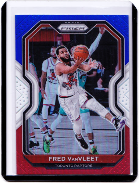 2020-21 Panini Prizm - Red White & Blue Prizm #215 Fred VanVleet