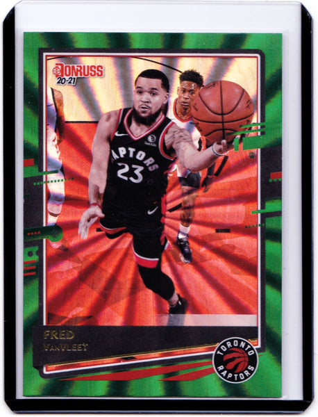 2020-21 Panini Donruss - Green Laser #9 Fred VanVleet