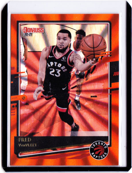 2020-21 Panini Donruss - Orange Laser #9 Fred VanVleet