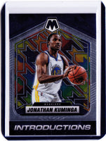 2021-22 Panini Mosaic - Introductions #8  Jonathan Kuminga
