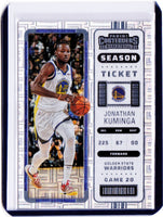 2022-23 Panini Contenders #38 Season Ticket - Jonathan Kuminga