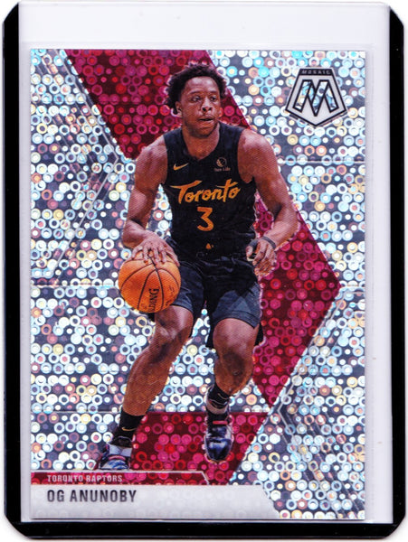 2019-20 Panini Mosaic - Fast Break Silver Prizm #39 OG Anunoby