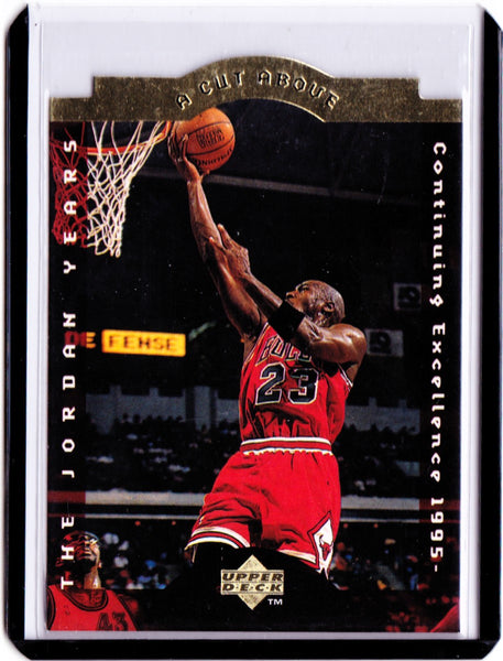 1996-97 Upper Deck Collector's Choice - A Cut Above: The Jordan Years #CA10 Michael Jordan
