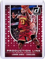 2014-15 Panini Donruss - Production Line Scoring #3 LeBron James