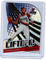2020-21 Panini Revolution - Liftoff! #9 Damian Lillard