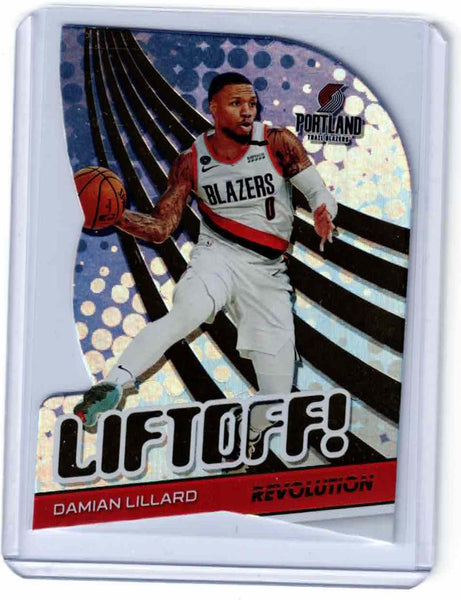 2020-21 Panini Revolution - Liftoff! #9 Damian Lillard