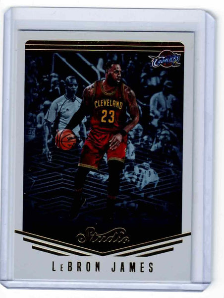 2016-17 Panini Studio #18 - LeBron James