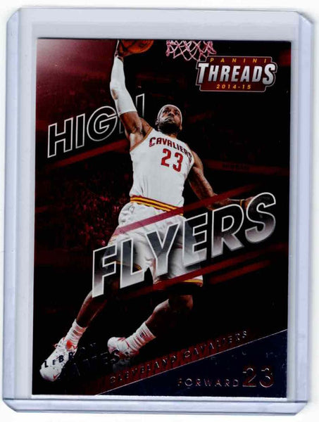 2014-15 Panini Threads - High Flyers #4 LeBron James