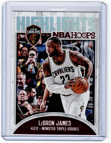 2017-18 Panini NBA Hoops - Highlights #9 LeBron James