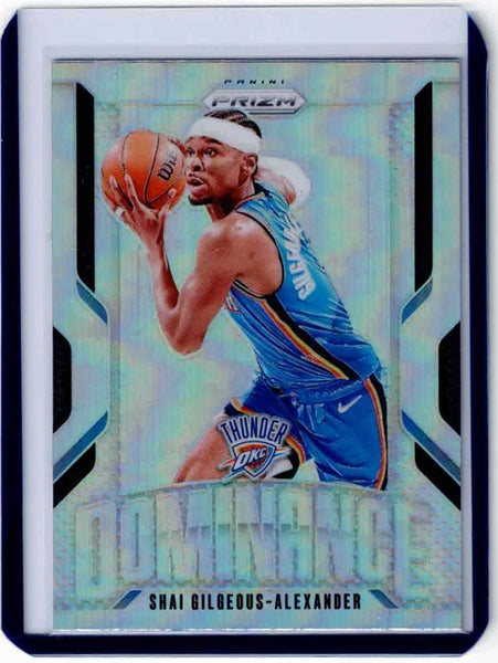 2024-25 Panini Prizm Dominance Silver Prizm #11 Shai Gilgeous-Alexander