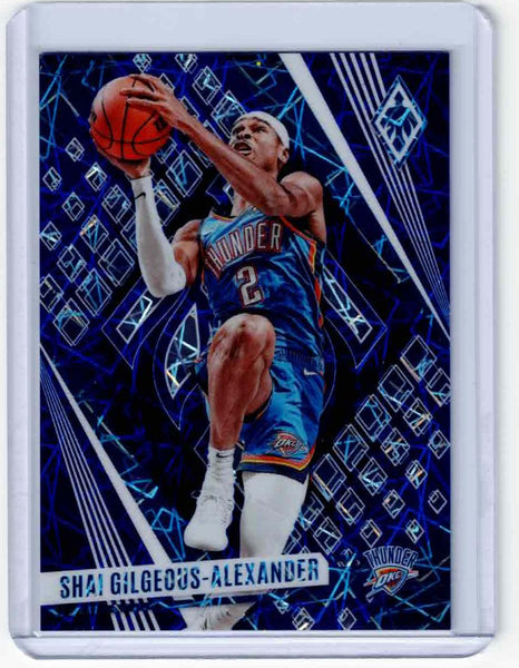 2023-24 Panini Phoenix Blue Lazer Phoenix #94 Shai Gilgeous-Alexander /275