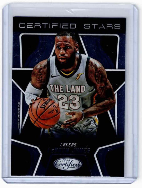 2018-19 Panini Certified - Certified Stars #CSR-25 LeBron James