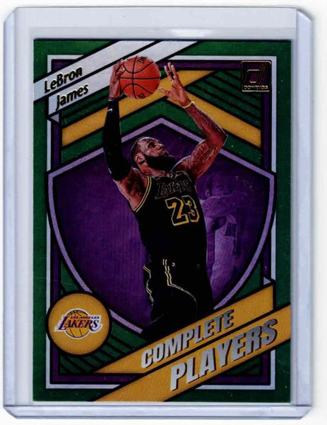 2020-21 Panini Donruss - Complete Players - Green Flood #4 LeBron James