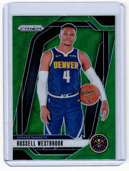 2024-25 Panini Prizm Green Prizm #157 Russell Westbrook