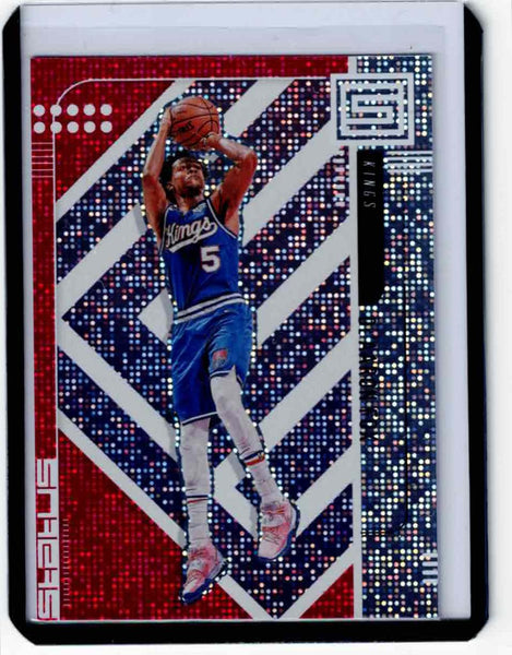 2019-20 Panini Status Tmall Red #124 De'Aaron Fox