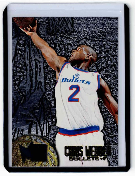 1995-96 Fleer Metal Silver Spotlight #118 Chris Webber
