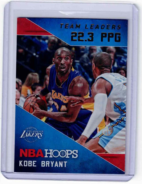 2015-16 Panini NBA Hoops - Team Leaders #18 Kobe Bryant